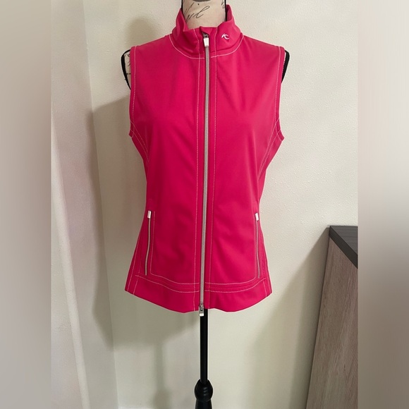 KJUS lightweight pink vest SZ 38 / medium EUC 🥰